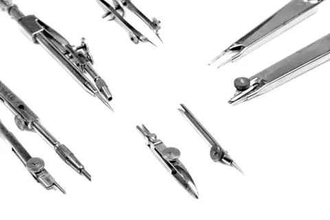 The part of architectural project Stock Photos