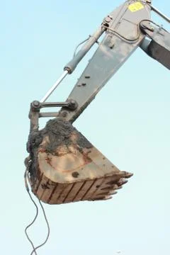 Part of backhoe Fotos de archivo