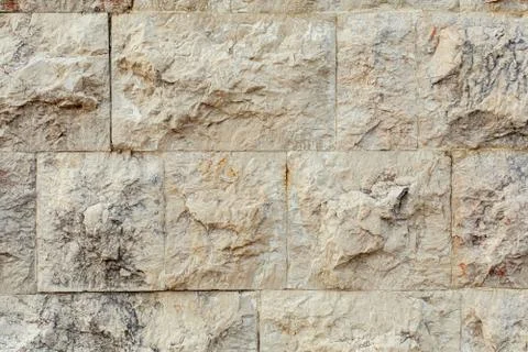 Part of a big stone wall for background or texture Stock Photos