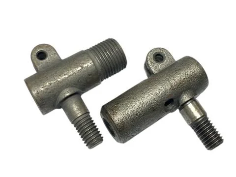 Part Blade block bottom connection for sewing machine Stock Photos