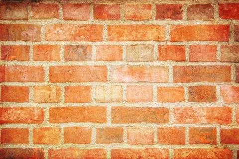 Part of a brick stone wall, for background or texture. Stock Photos