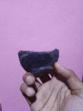 Part of Broken Clay Pot 스톡 사진