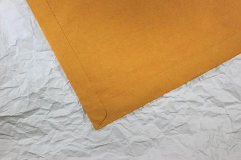 Part of brown envelope Stock Photos