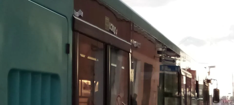 Part of a bus Stock Photos