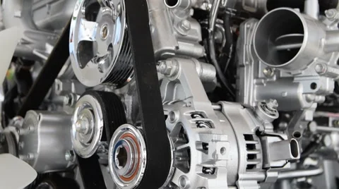 Part of car engine Stock Footage 53816610