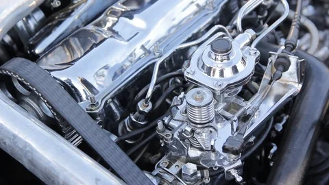 Part of car engine Stock Footage 89522605