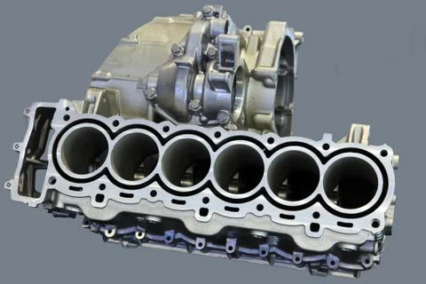Part of car engine Stock Photos