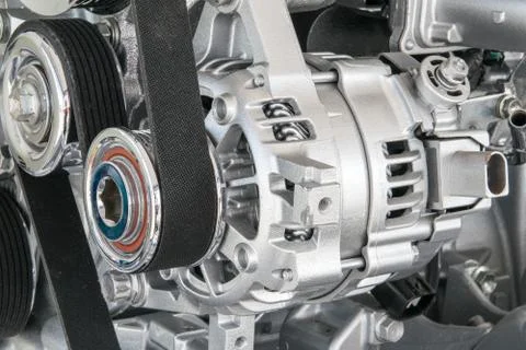 Part of car engine Stock Photos