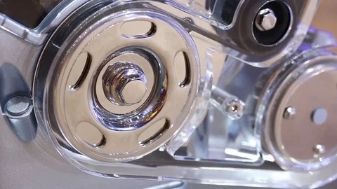 Part of car's engine Stock Footage 74982866