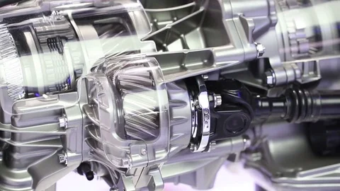 Part of car's engine Stock Footage 74983322