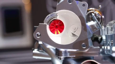 Part of car's engine Stock Footage 74985800