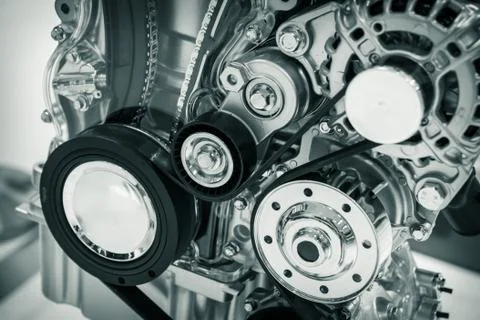 Part of car's engine Stock Photos
