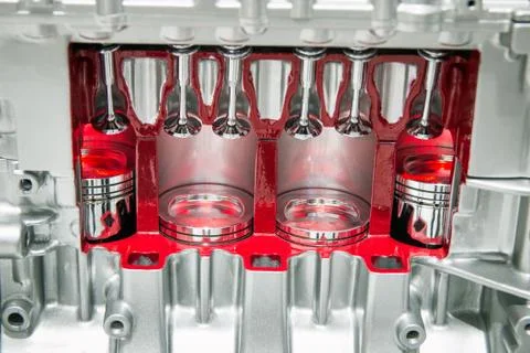 Part of car's engine Stock Photos