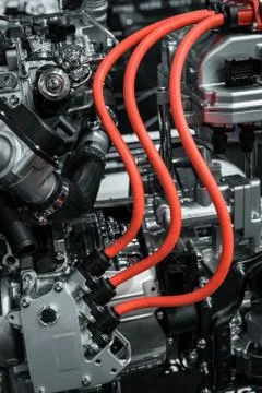 Part of car's engine Stock Photos