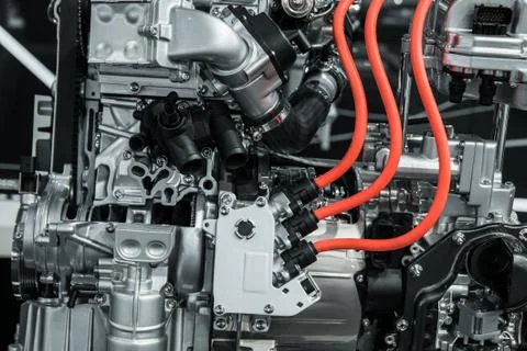 Part of car's engine Stock Photos
