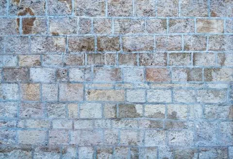 Part of a castle wall, for background or texture Stock Photos