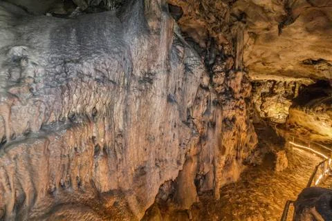 A part of  cave Foto stock