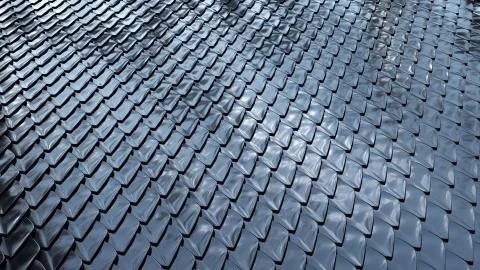 Part of chain mail close-up. Stock Illustration