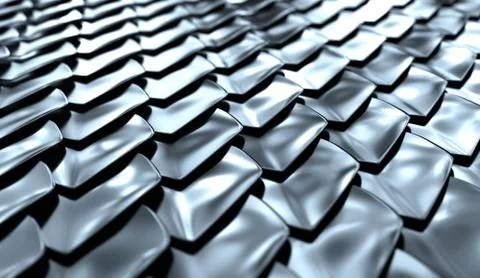 Part of chain mail close-up. Stock Photos