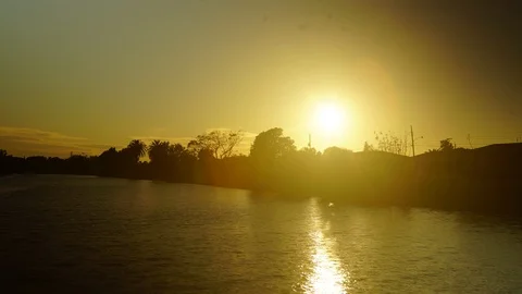 Part charlotte fl sunset timelapse Stock Footage 99061225