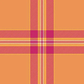 Part check textile fabric, slim pattern seamless plaid. New vector texture .. Stock Illustration