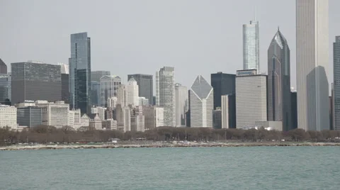 Part of Chicago's skyline Stock Footage 37584762