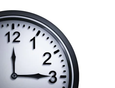 Part of the clock Stock Illustration