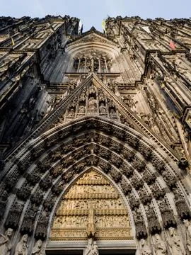 Part of Cologne Cathedral Stock Photos