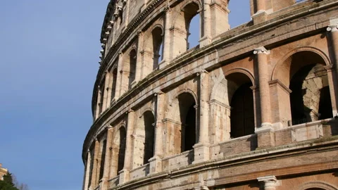Part of Colosseum in Rome Stock-Footage 143320080