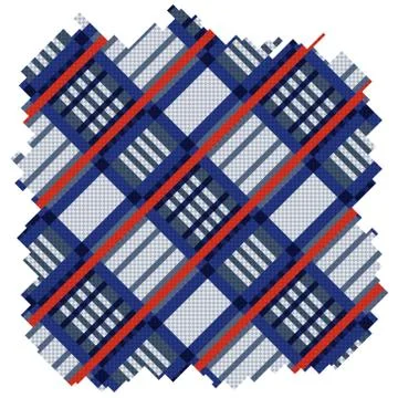 Part of colourful ornamental pattern Stock Illustration