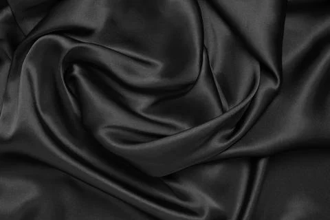 Part of the dark fabric texture of the fabric for the background Stock Photos