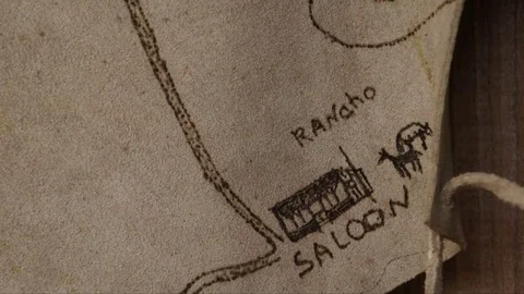 Part of decor in saloon in folk style Vídeos de archivo 73207304