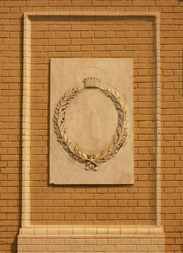 Part of decorating wall. Abstract background. 3d Part of decorating wall. ... Foto stock