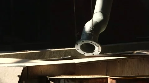 Part Is Dipped In A Zinc Bath Stock Footage 65342180