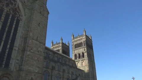 Part of a Durham Cathedral Stock Footage 95298869