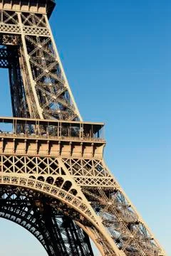 Part of the eiffel towe Stock Photos