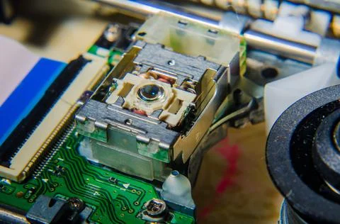 Part of electronic circuit Stock Photos