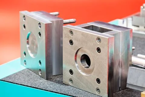 Part of engine made of steel Stock Photos