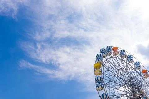 Part of ferris wheel Stock Photos