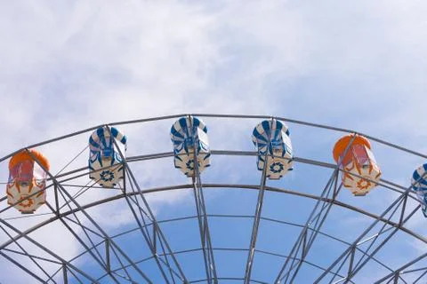 Part of ferris wheel Stock Photos