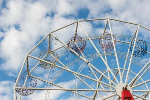 Part of Ferris wheel. Foto stock