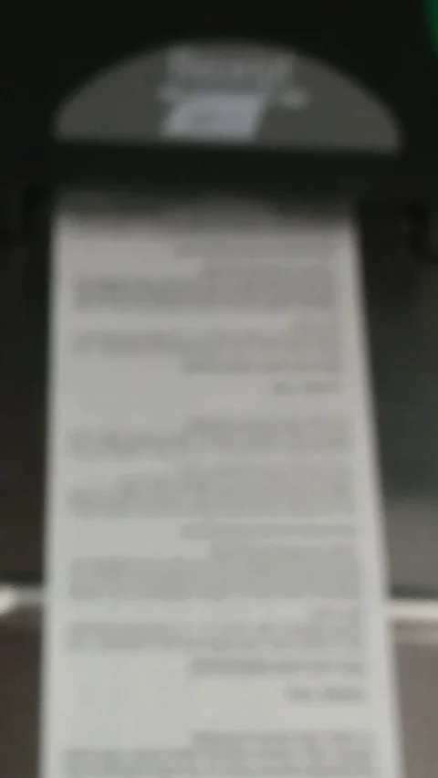 Part four of four HD 1920x1080 pos printing receipt Tampa FL Stock Footage 120944775