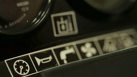 Part of front panel of traktor Video stock 70286278