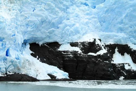 Part of glacier Stock Photos