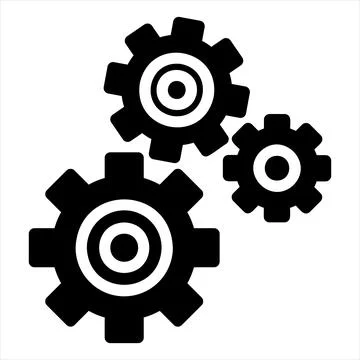 Part glyph icon vector illustration isolated on white background Stock Illustration