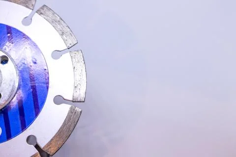 Part of a grinding disk on a white background Stock Photos