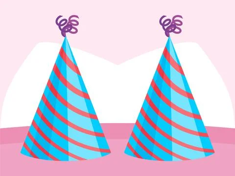 Part Hat Concept Illustration Stock Illustration
