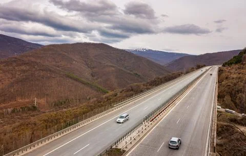 Part of a highway Stock Photos