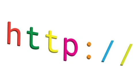 Part of an http 库存插图