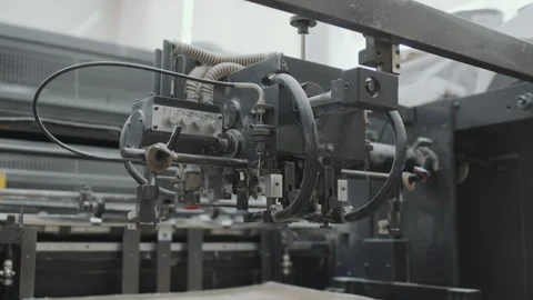 Part Of Industrial Printer Video stock 315336495